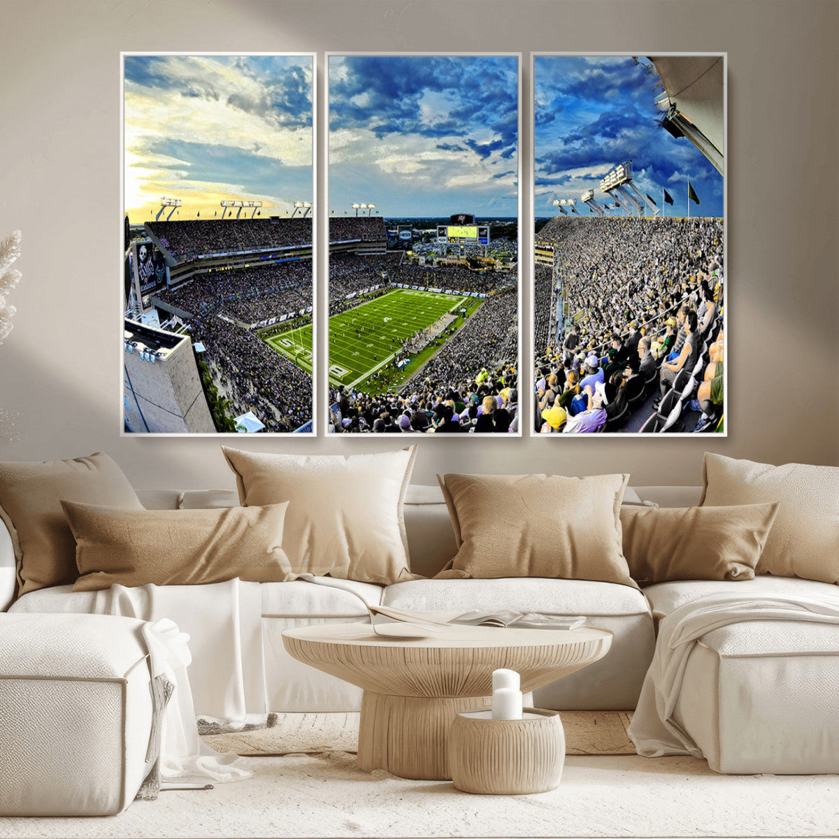 Framed USF Bulls Football Team Print - Tampa Raymond James