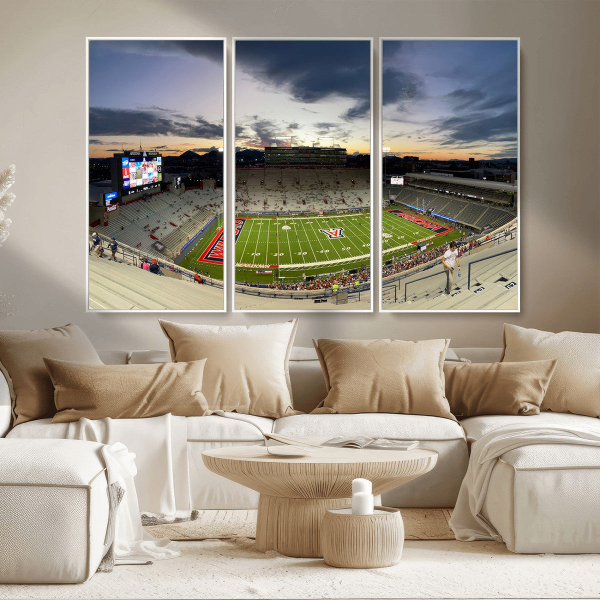 Arizona Wildcats Football Team Print - Tucson Arizona