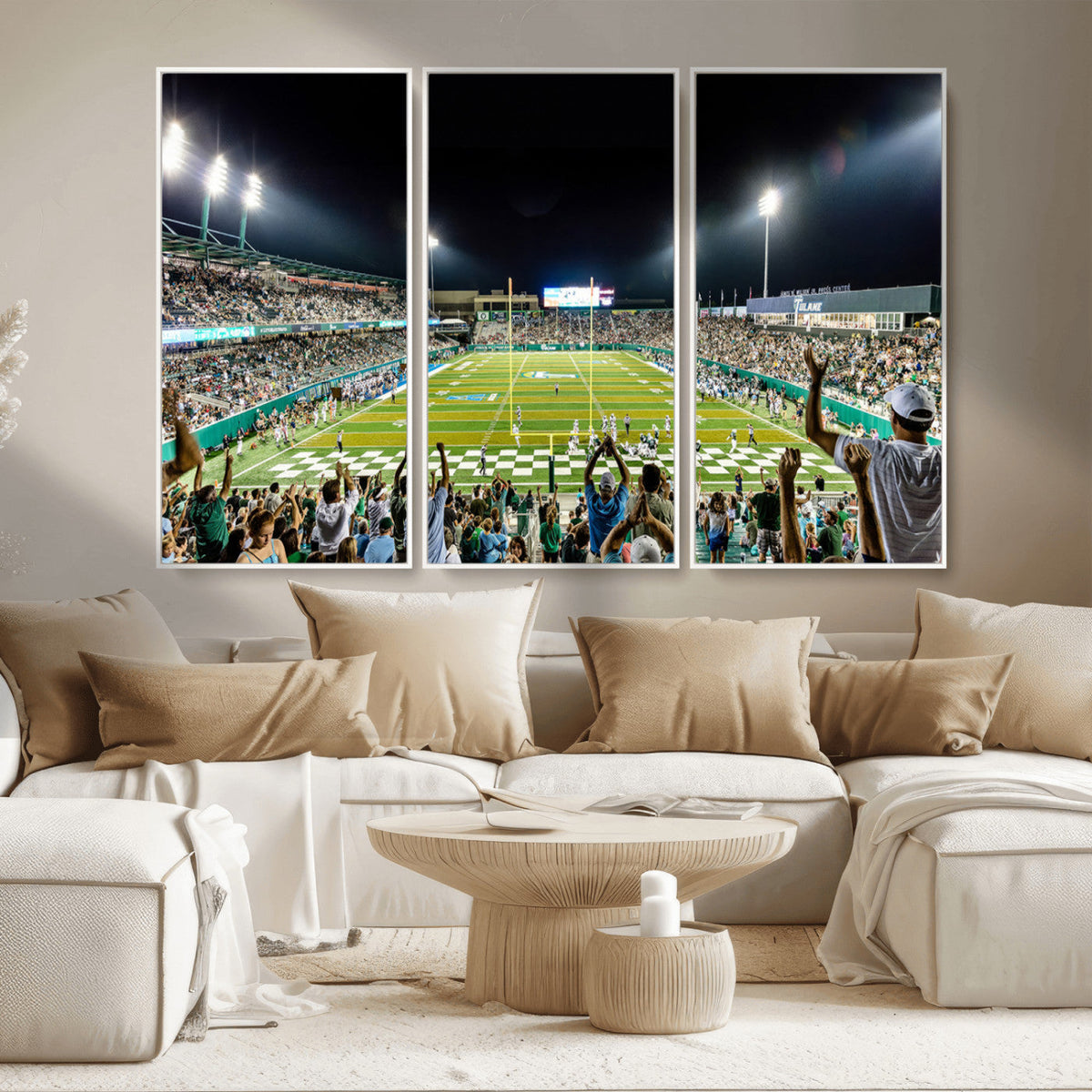 The Tulane University Green Wave Football Team Print - New