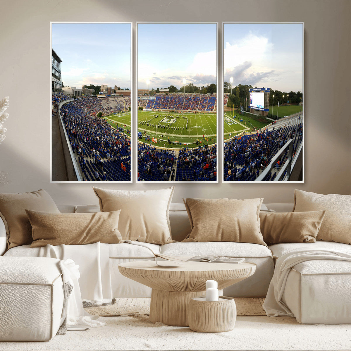 The Duke University Blue Devils Football Team Print - Durham