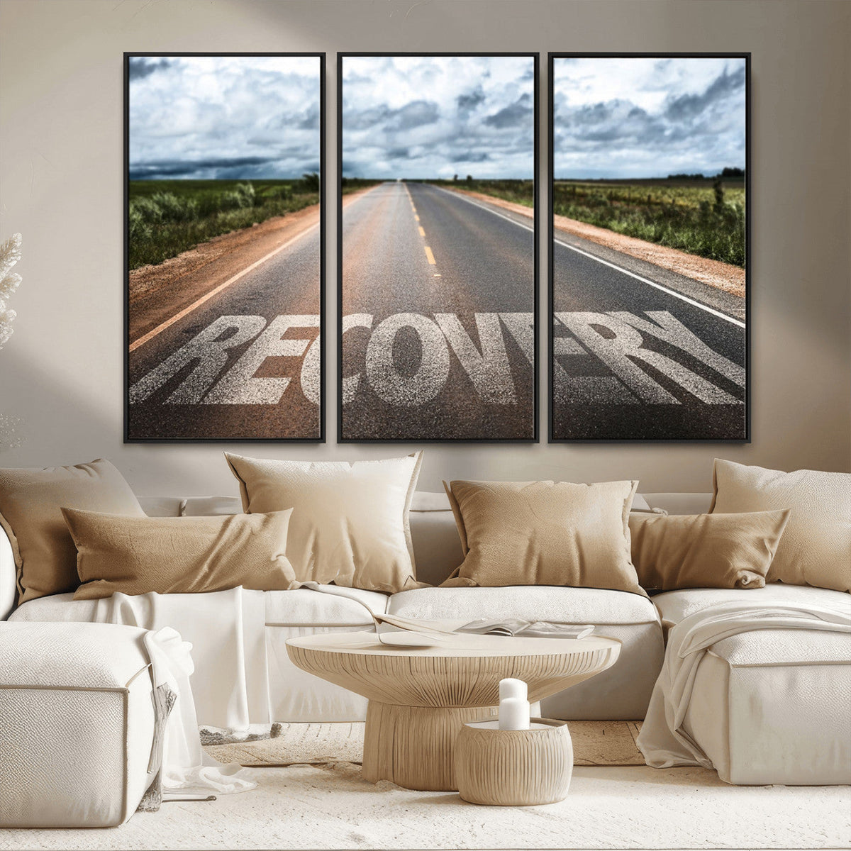 Recovery Road Wall Art Canvas Print