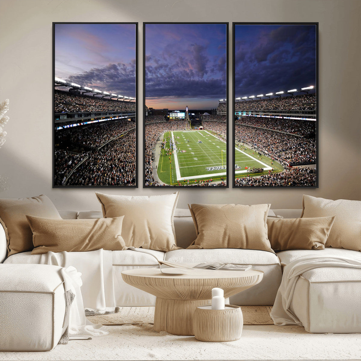 New England Patriots Football Team Print - Foxborough