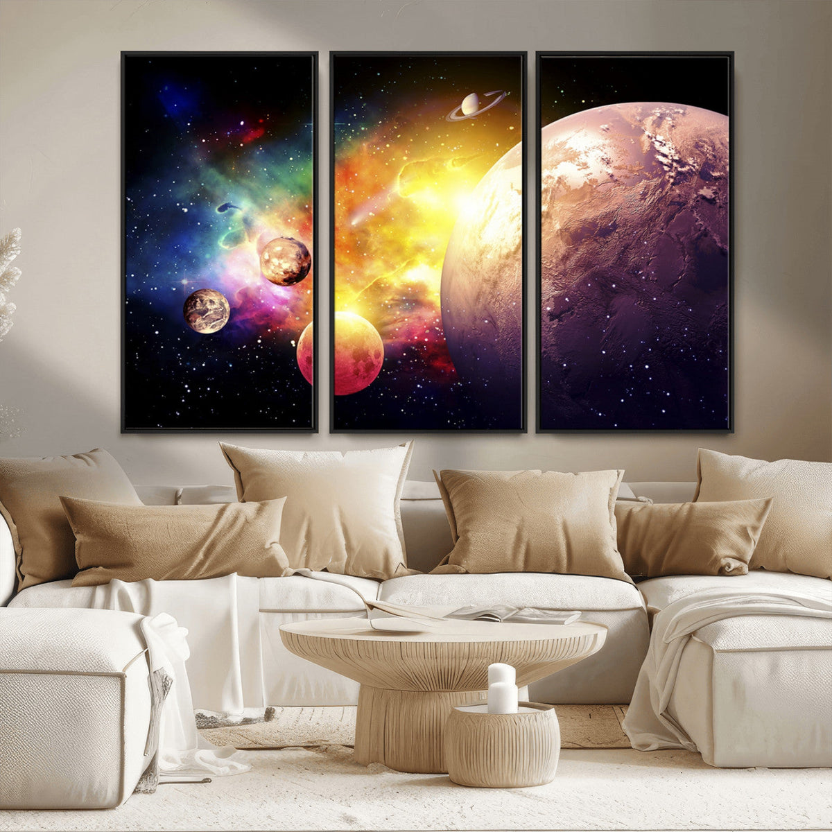 Space and Galaxy Canvas Print