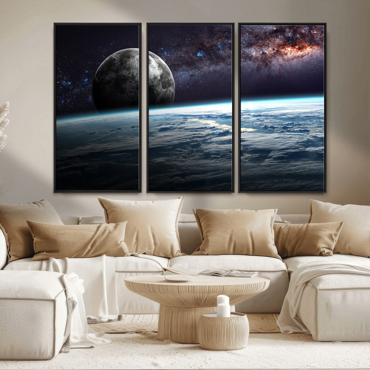 Space and Planet Canvas Print