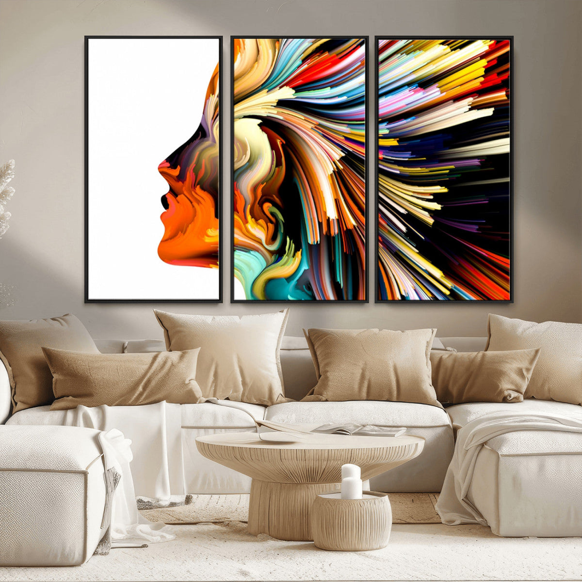 Profile Colors Canvas Print