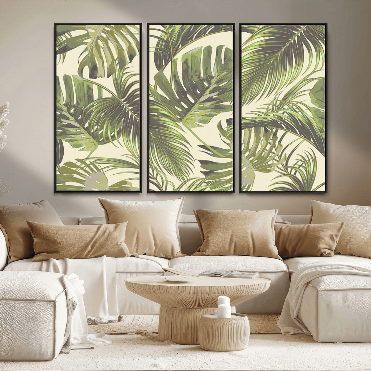 Palm Leaves Canvas Print