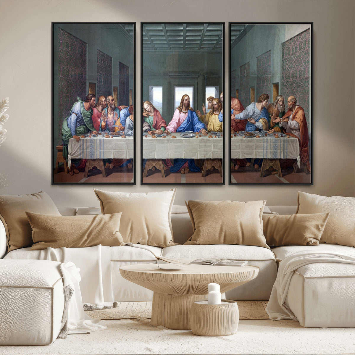 The Last Supper Multi Panel Canvas Wall Art