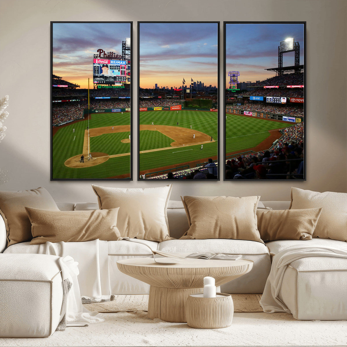 Citizens Bank Park Philadelphia Phillies Wall Art Canvas |
