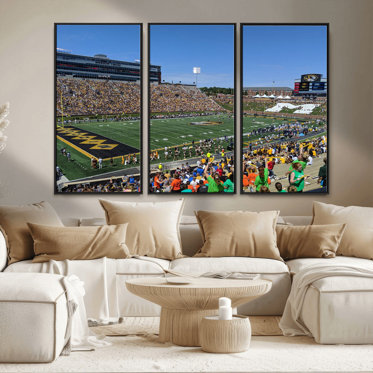 University of Missouri Tigers Football Team Print - Columbia
