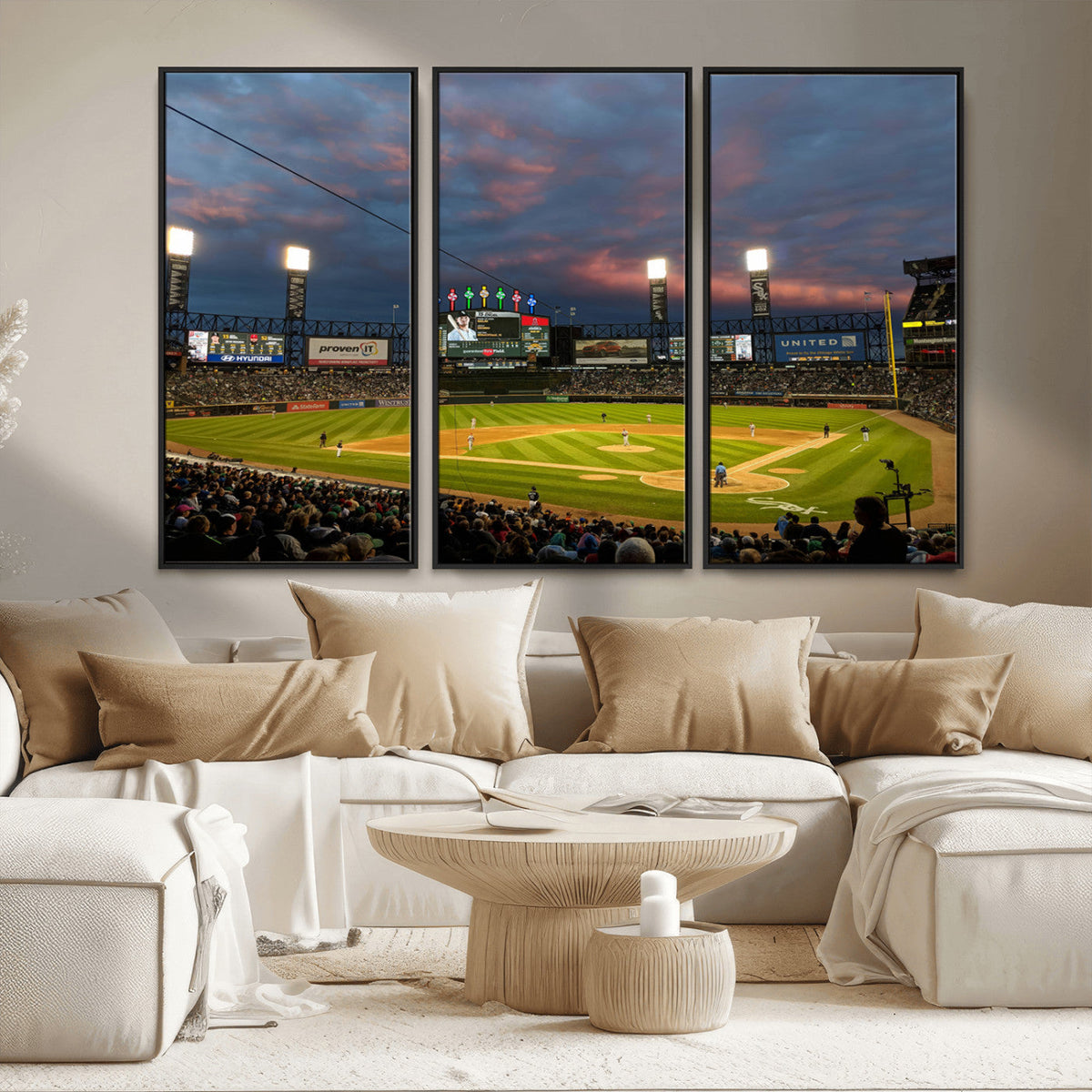 Chicago White Sox Baseball Team Print Canvas- Guaranteed