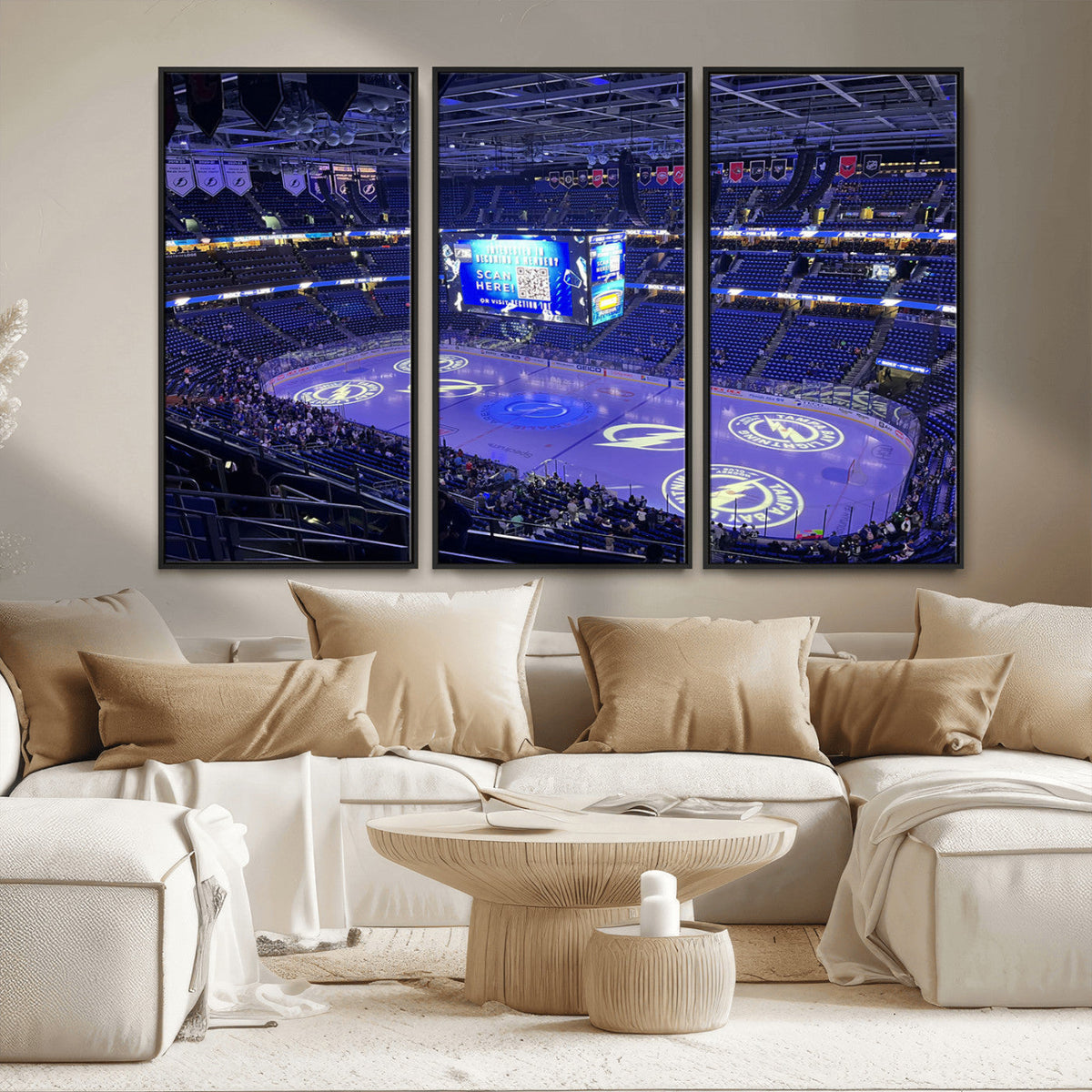 Amalie Arena Florida Wall Art Canvas Print - NHL Hockey