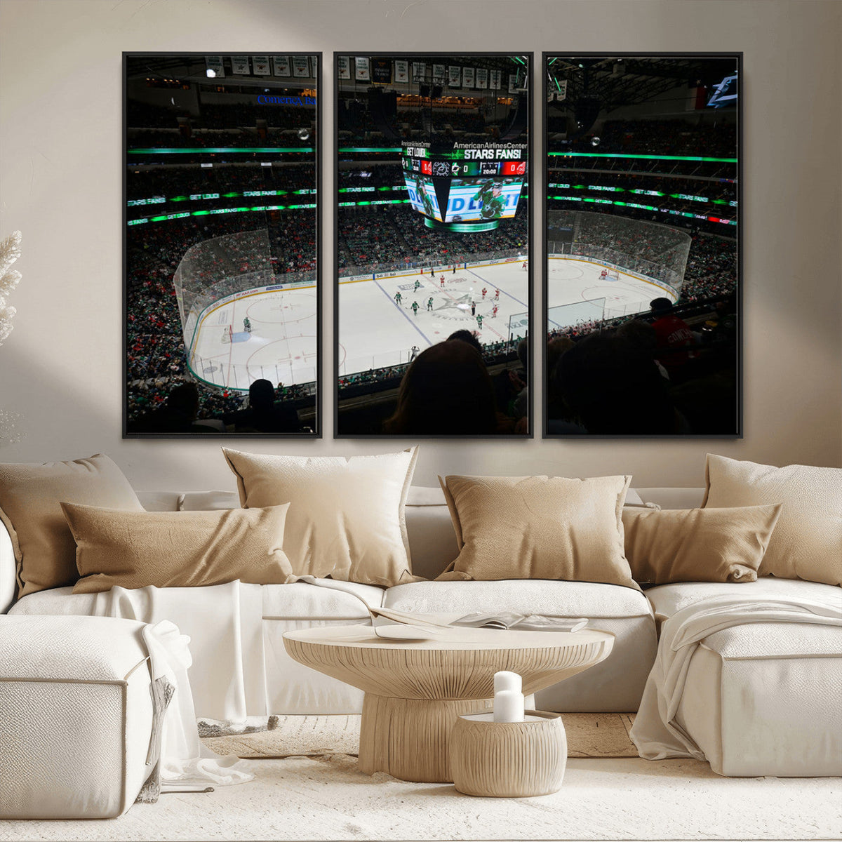 American Airlines Center Dallas Stars Wall Art Canvas Print