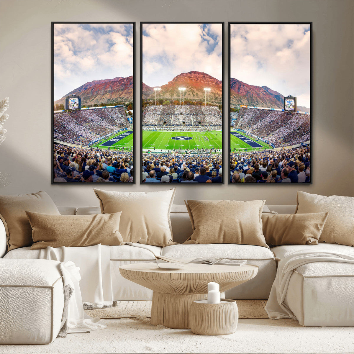 Brigham Young University Cougars Football Team Print - Provo