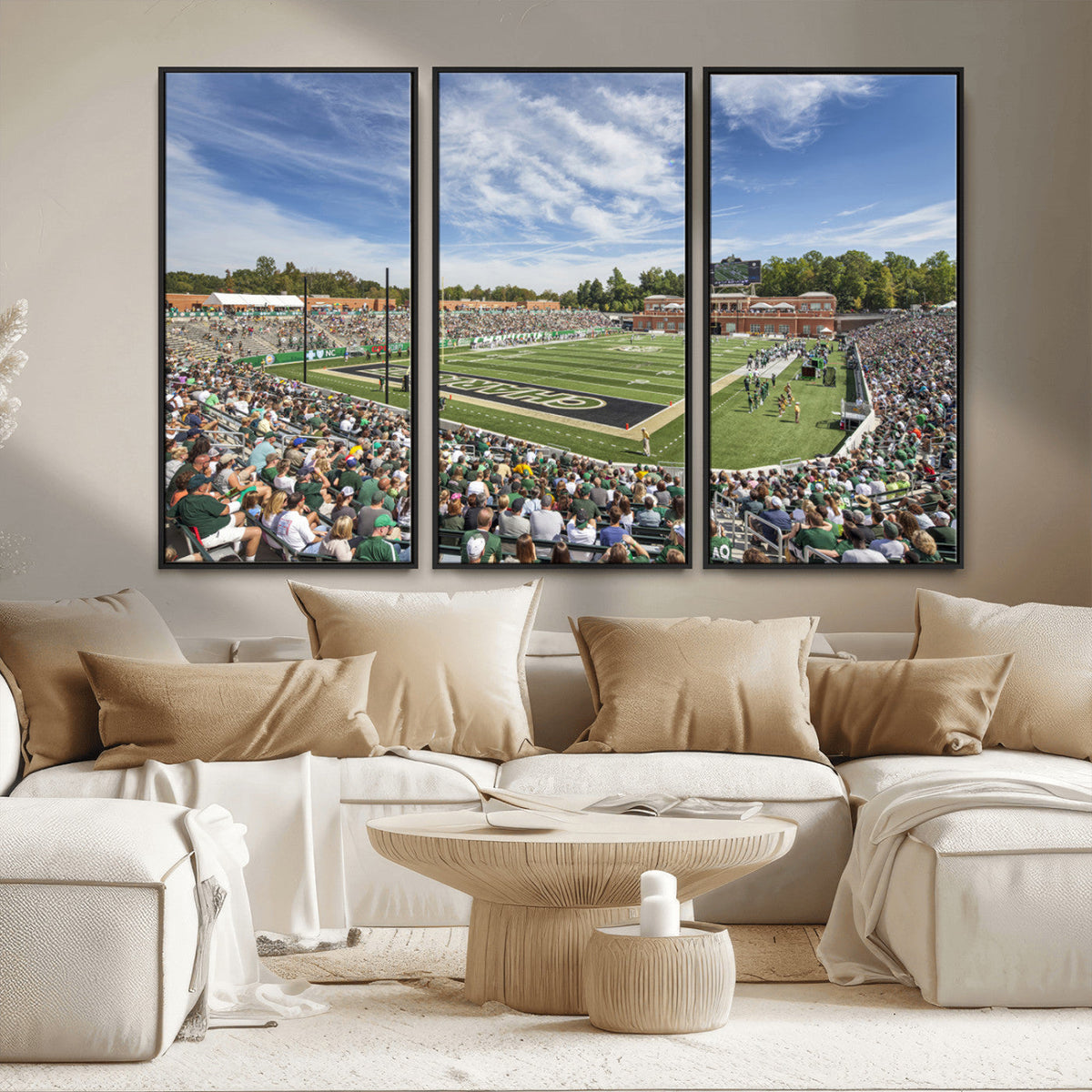 University of Charlotte 49ers Football Team Print -