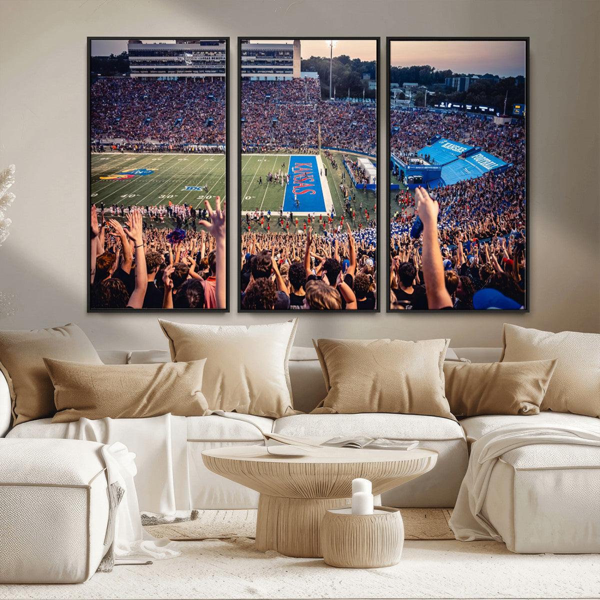 University of Kansas Jayhawks Football Team Art Print -