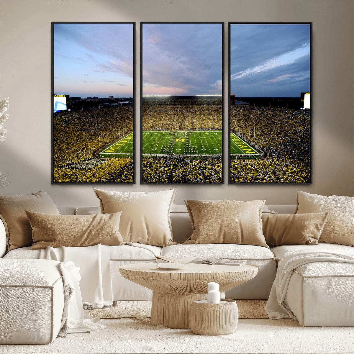 University of Michigan Wolverines Football Team Print - Ann