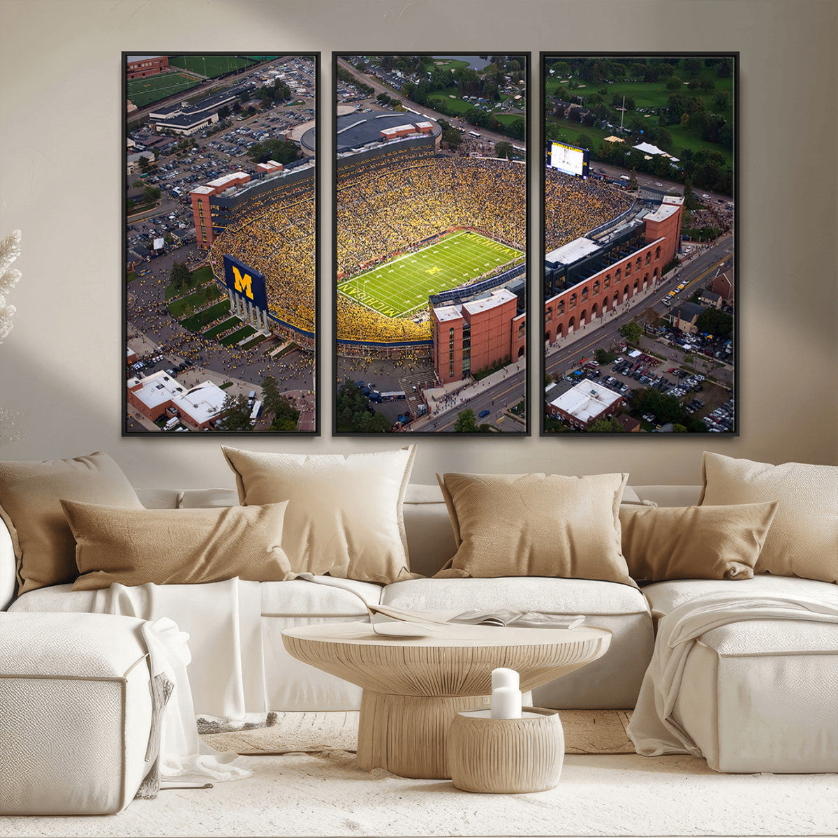University of Michigan Wolverines Football Team Print - Ann