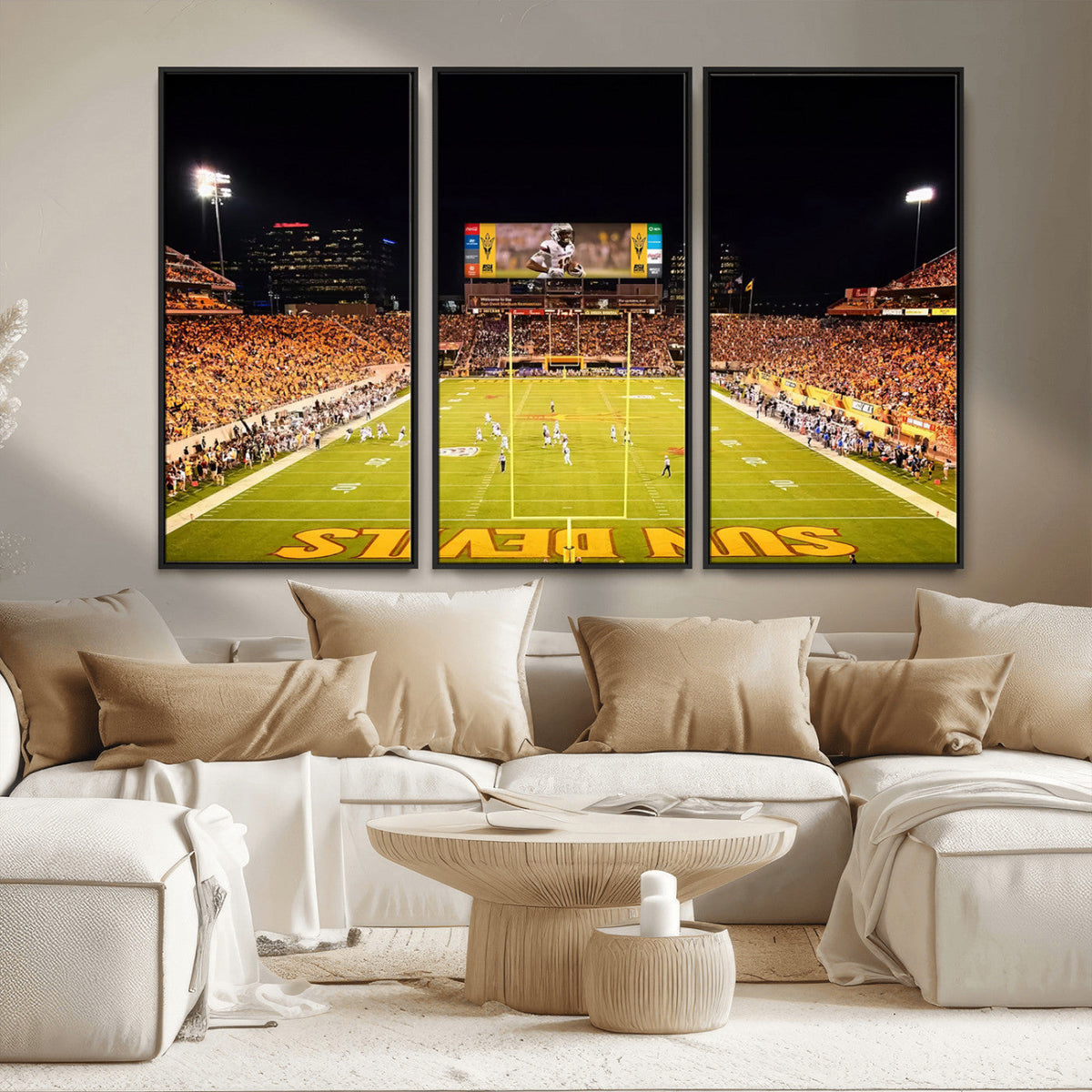 ASU Sun Devils Football Team Print - Phoenix Mountain