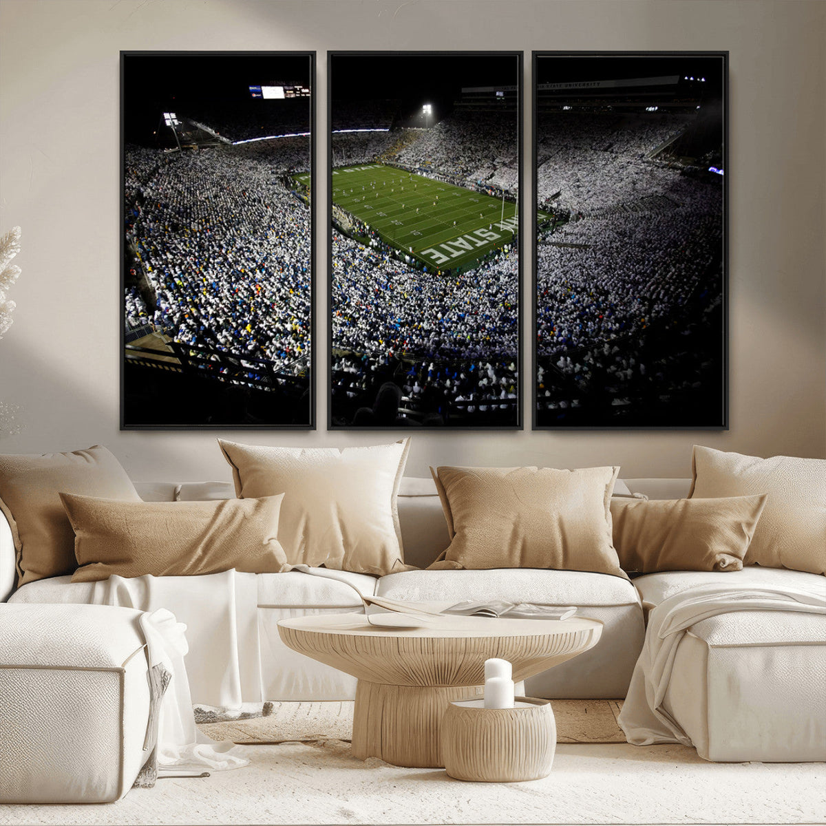 Penn State Football Stadium Wall Art - Beaver Stadium Canvas