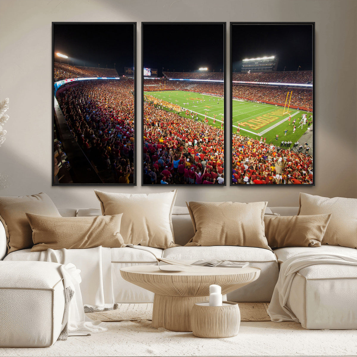 Iowa State University Cyclones Canvas Print, Football Team