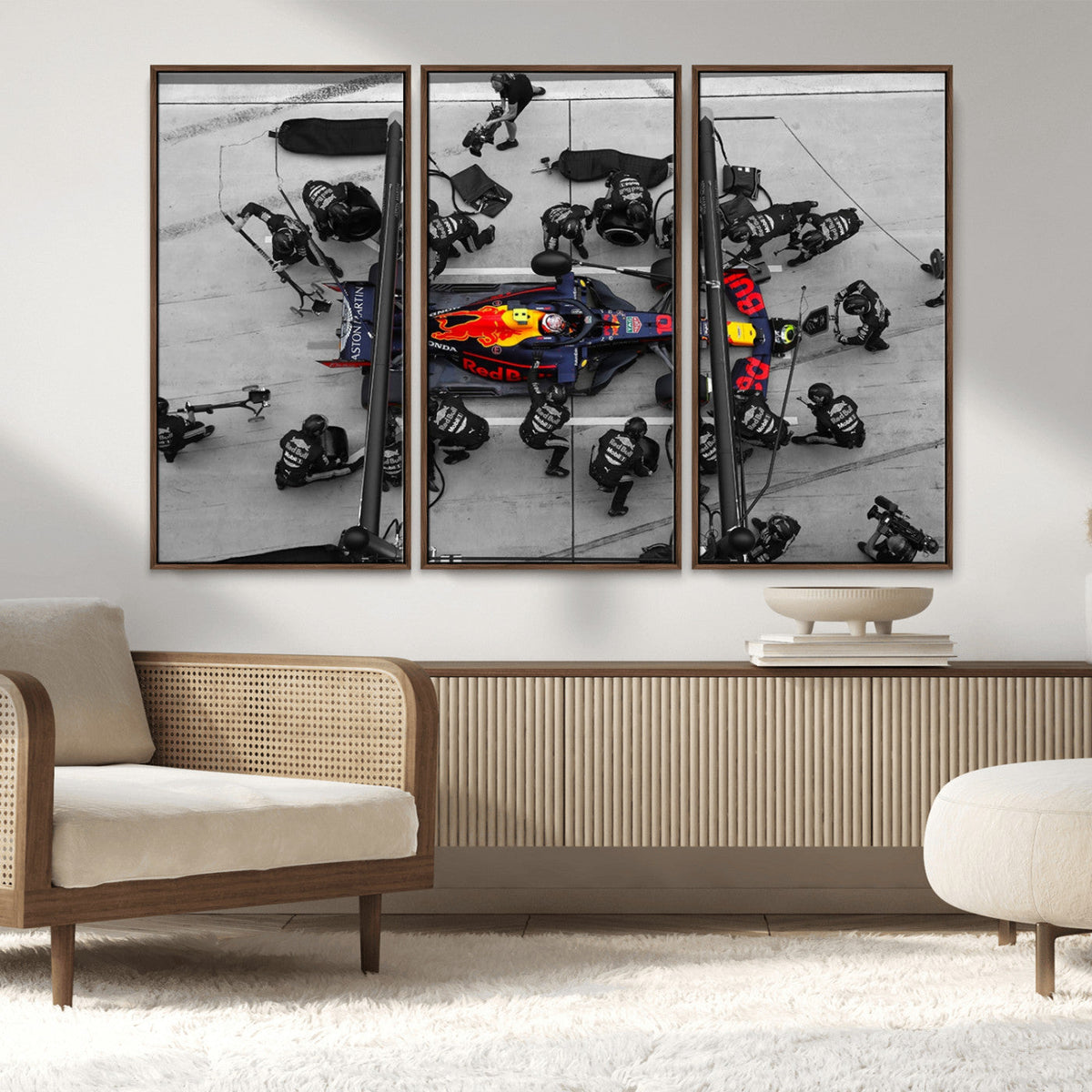 RedBull Formula 1 Canvas Wall Art Print