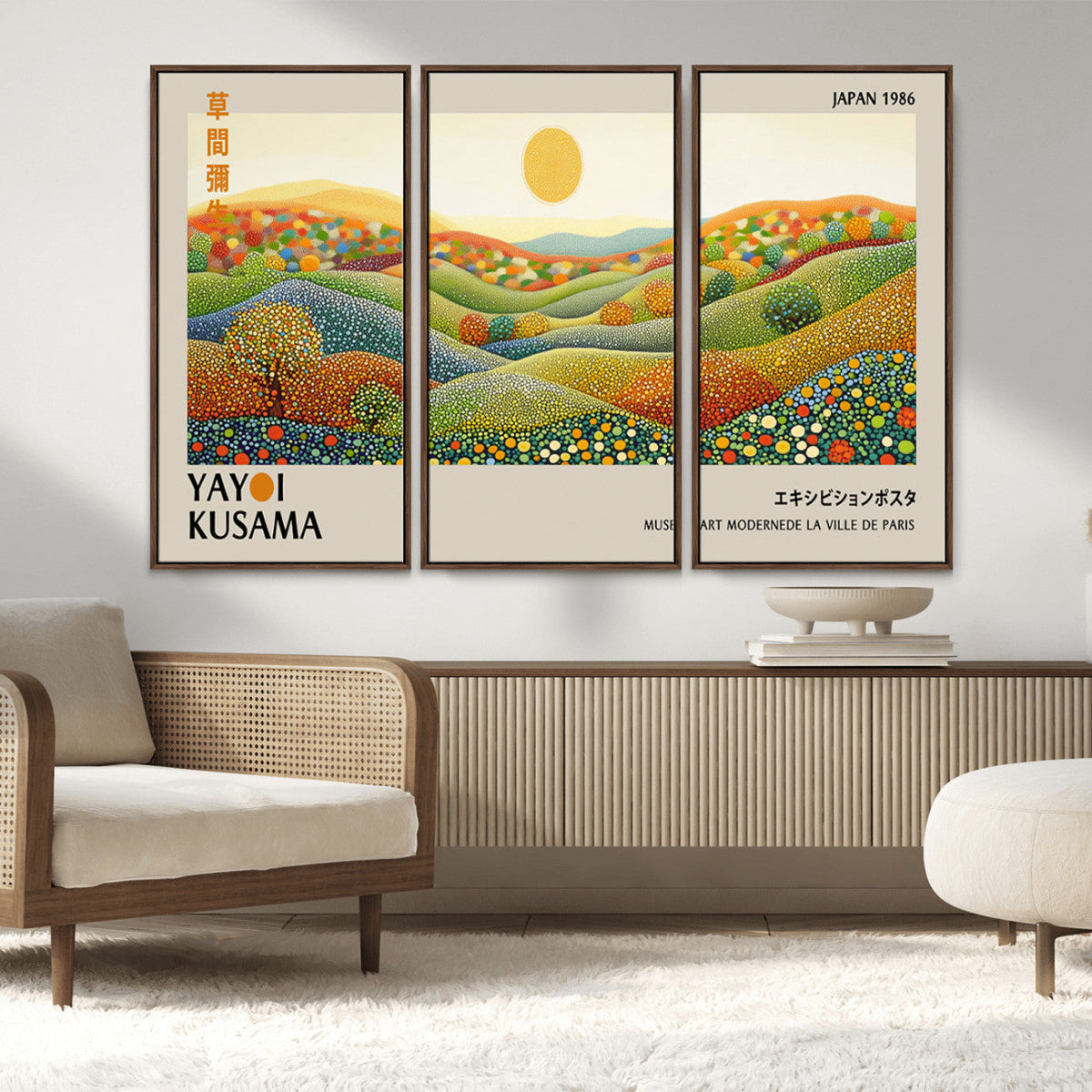 Yayoi Kusama Wall Art Print – Yayoi Kusama Wabi Sabi