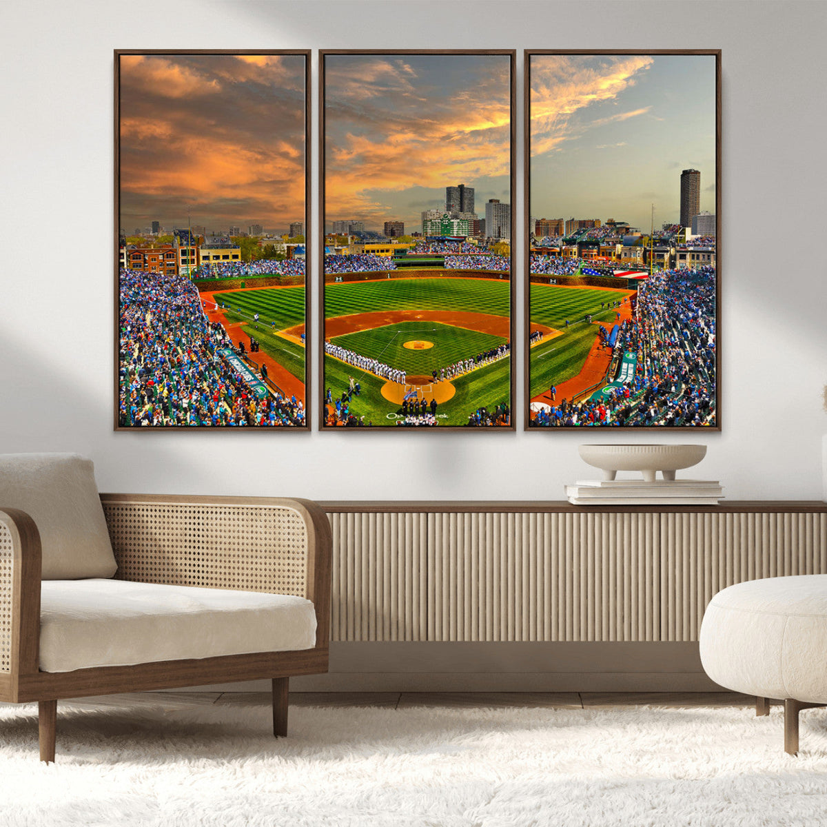 Chicago Wrigley Field Wall Art Canvas Print – Iconic