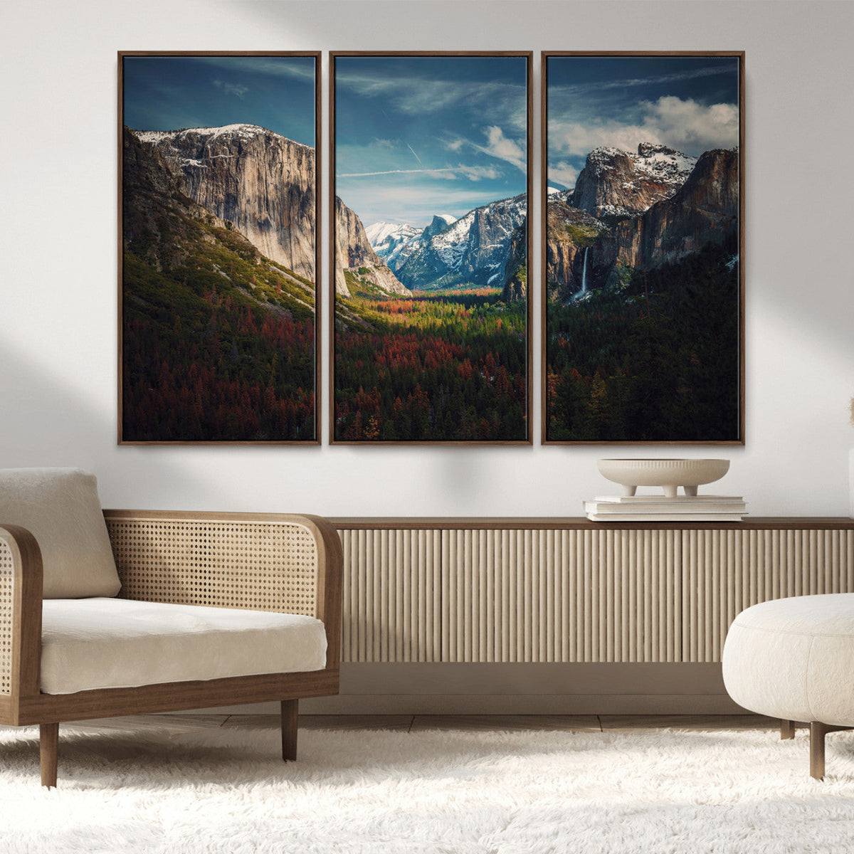 Yosemite National Park Wall Art Canvas Print – Framed
