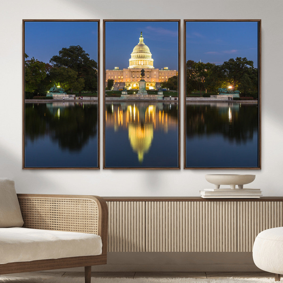 US Capitol Building Wall Art Canvas Print – Washington DC