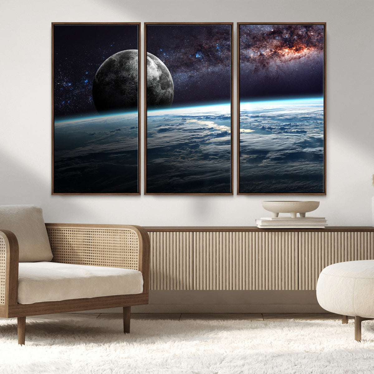 Space and Planet Canvas Print