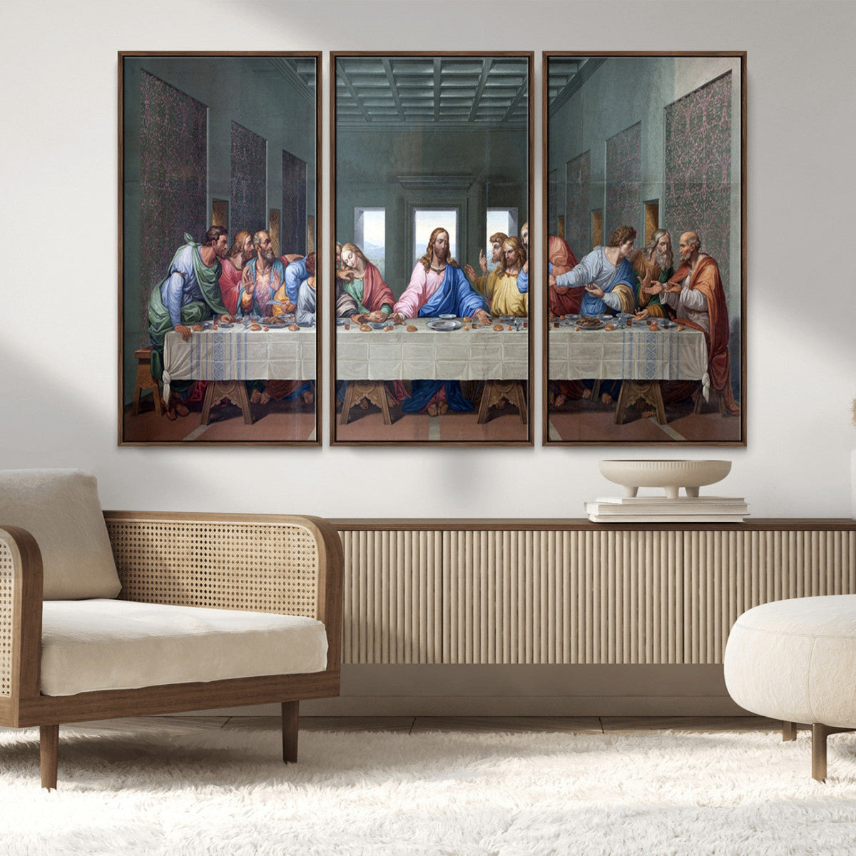 The Last Supper Multi Panel Canvas Wall Art