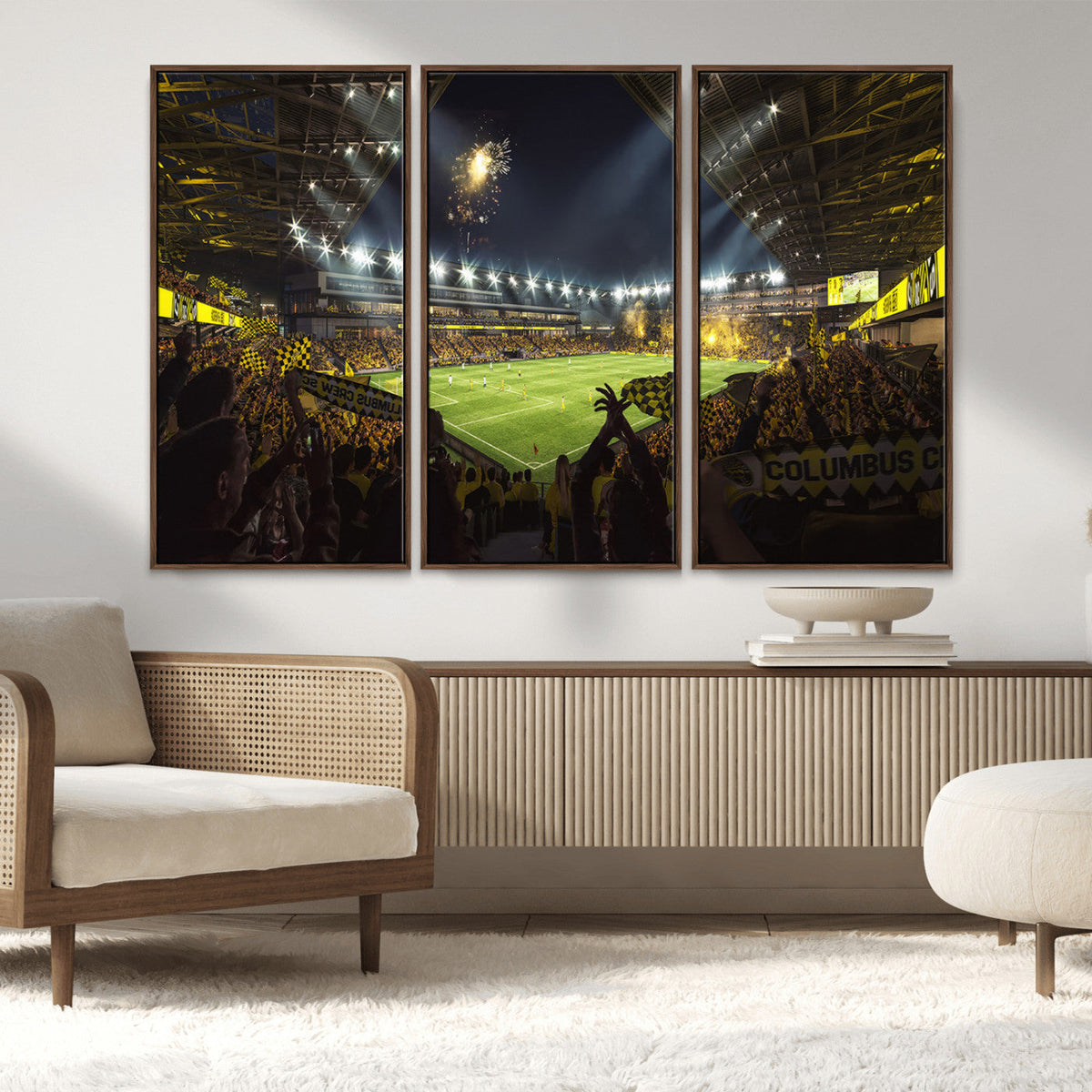 Columbus Crew Soccer Team Print - Columbus Crew Stadium Wall