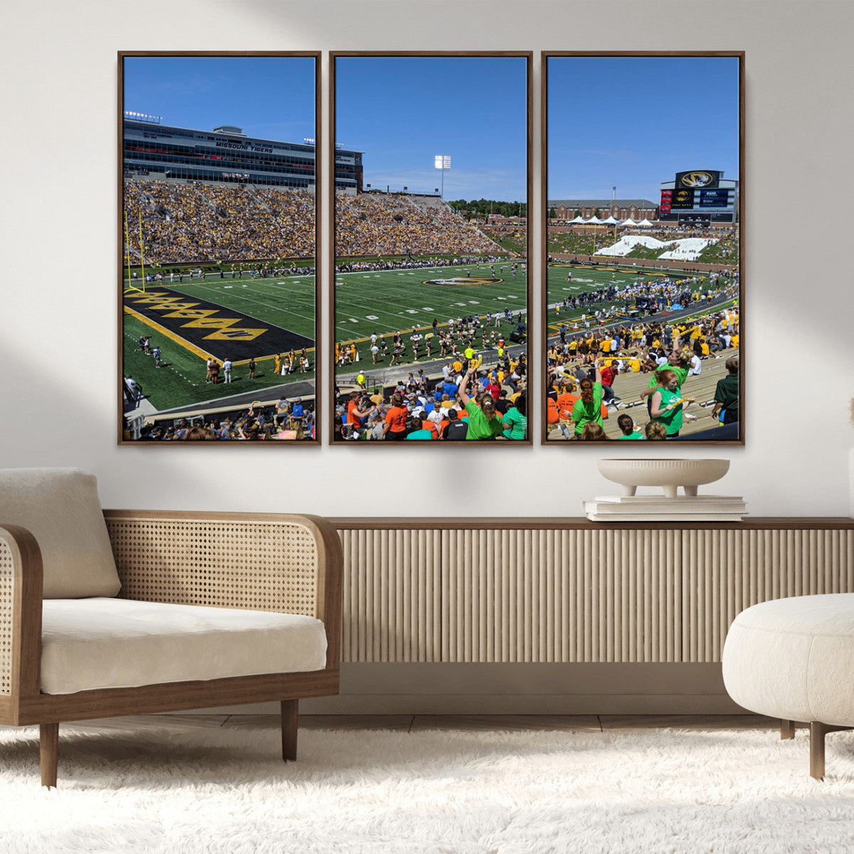 University of Missouri Tigers Football Team Print - Columbia