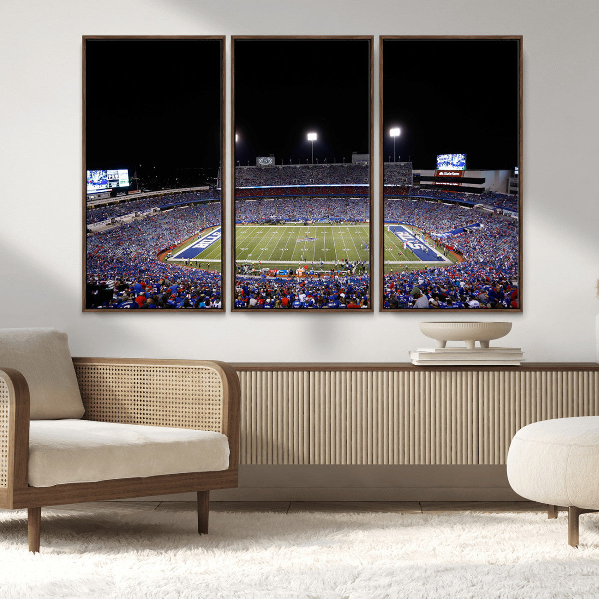 Buffalo Bills Wall Art - Buffalo Bills Stadium Canvas Print,