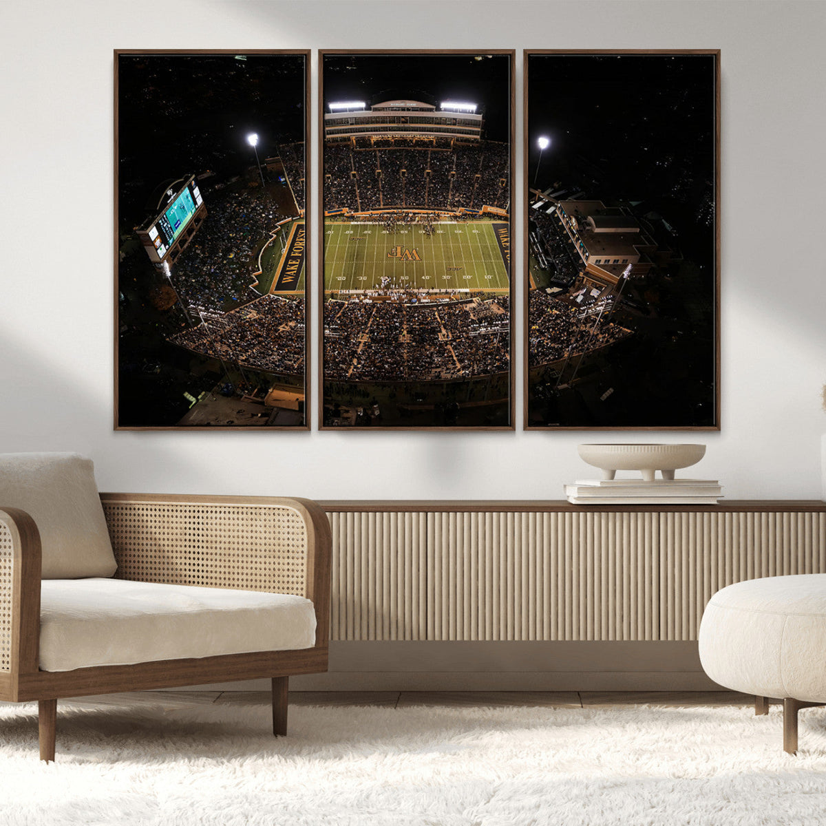 Wake Forest University Demon Deacons Canvas Printi, Football