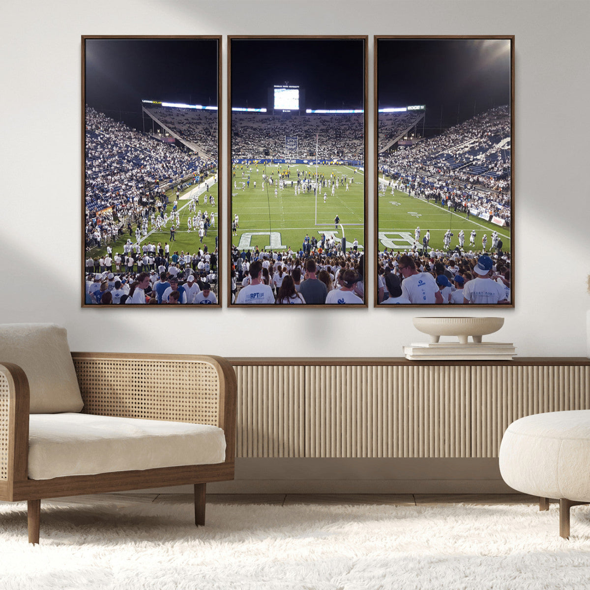 Brigham Young University Cougars Football Print Canvas -