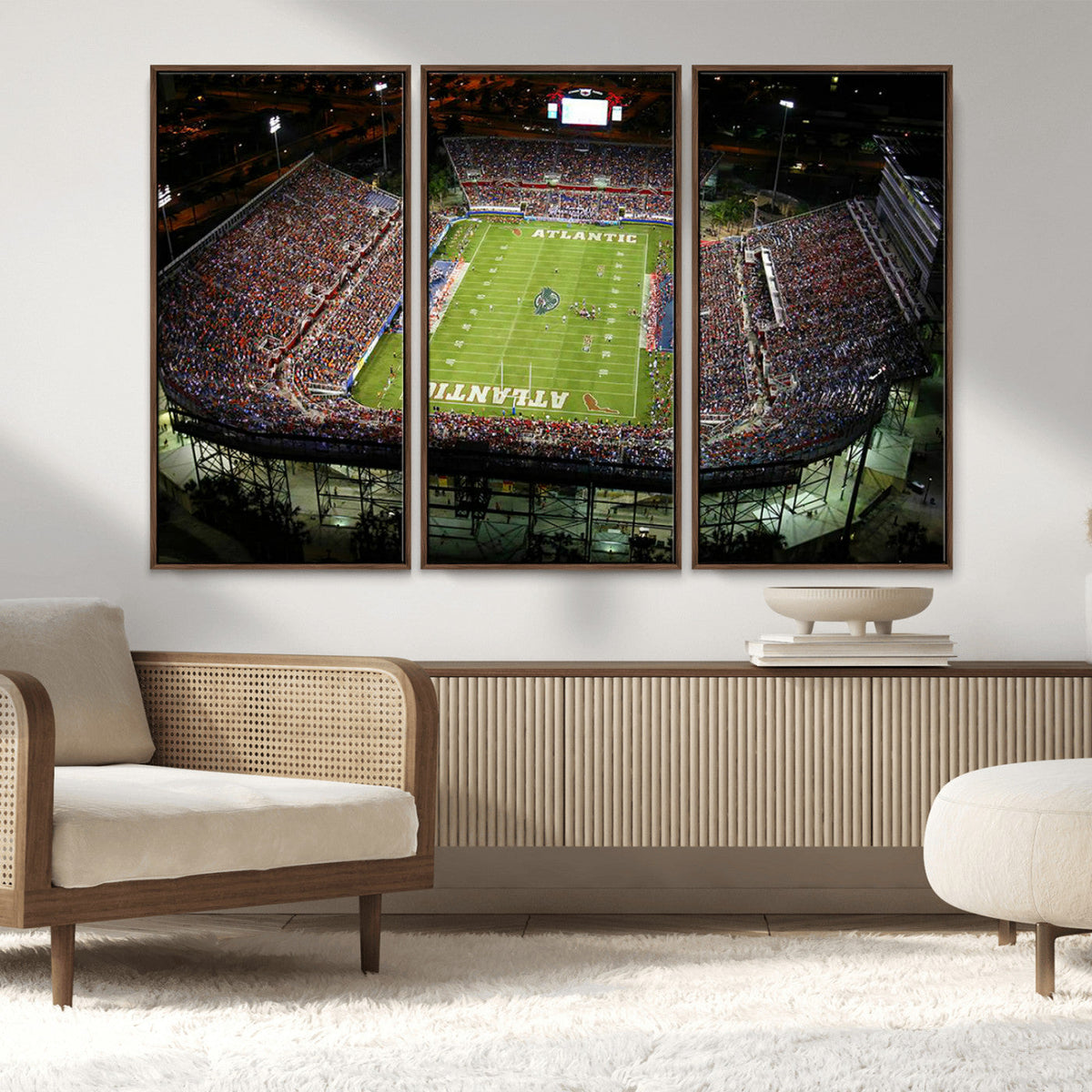 Florida Atlantic University Owls Football Team Print - Boca