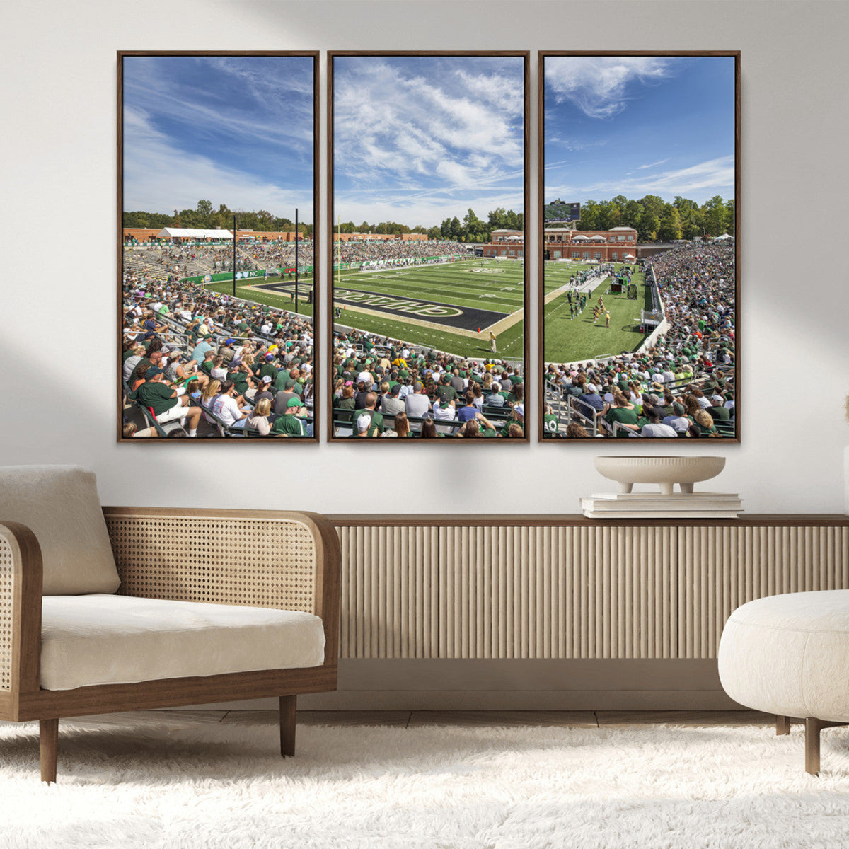 University of Charlotte 49ers Football Team Print -