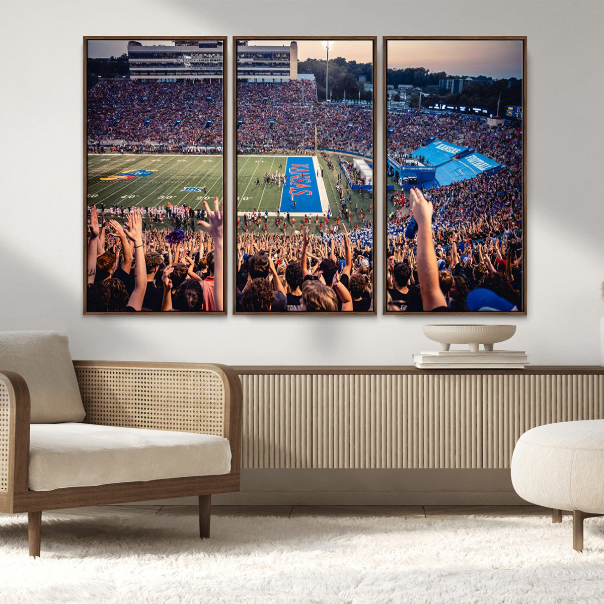 University of Kansas Jayhawks Football Team Art Print -