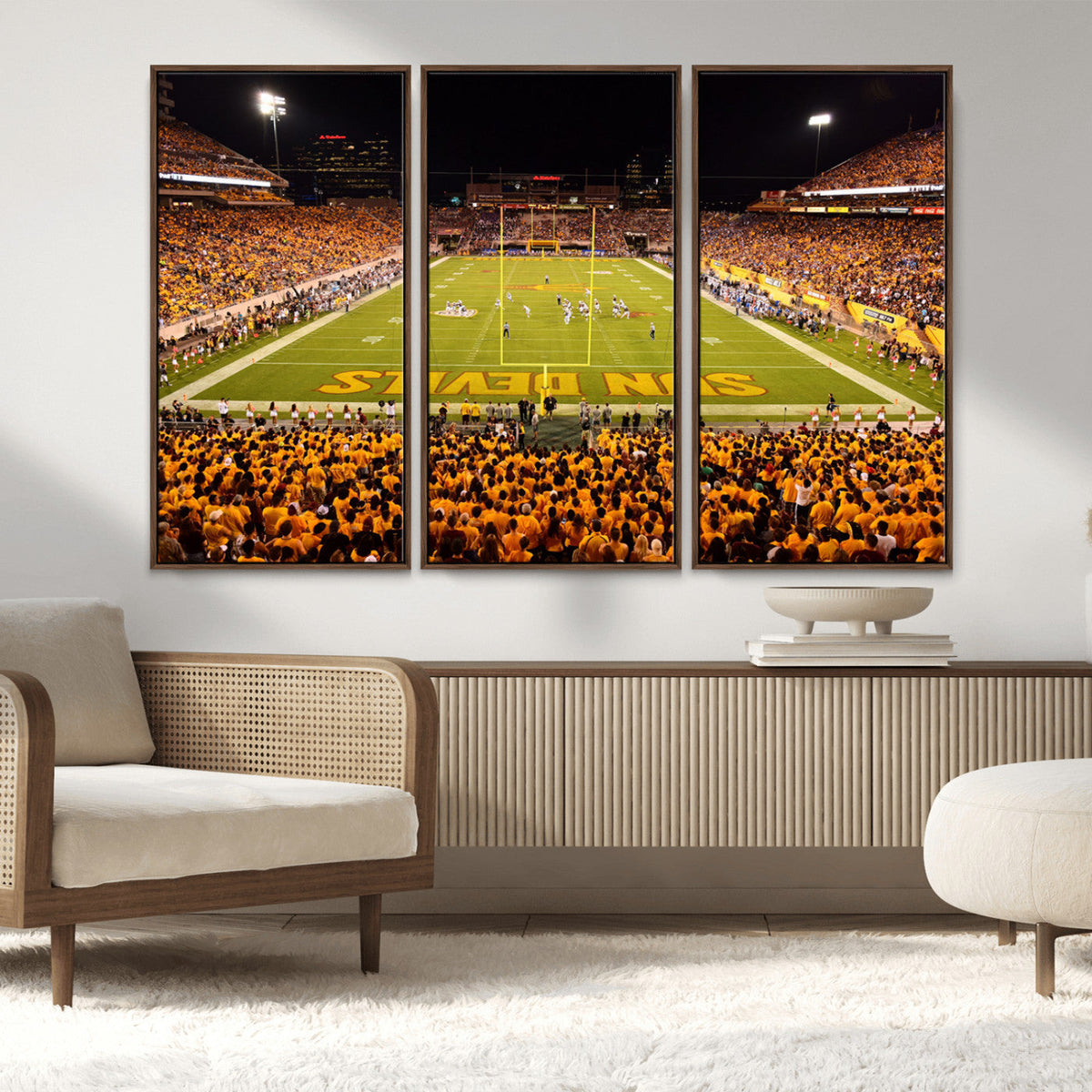 ASU Sun Devils Football Team Print - Phoenix Mountain