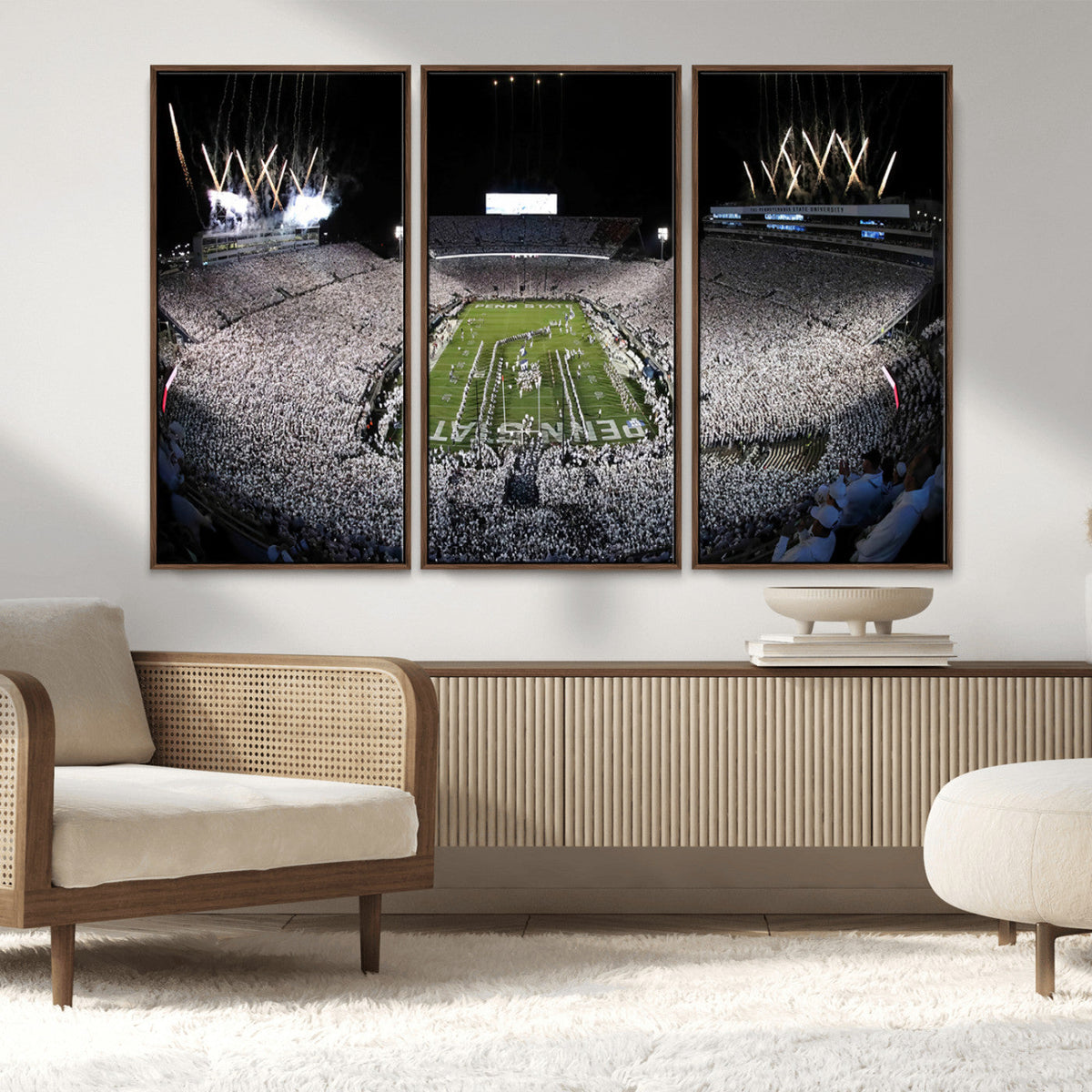 Penn State Beaver Stadium Canvas Wall Art - Nittany Lions