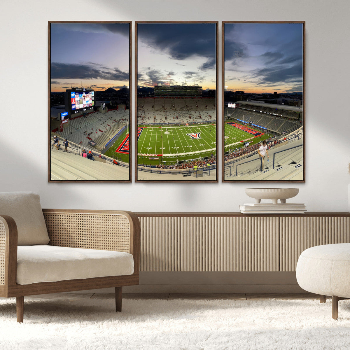 Arizona Wildcats Football Team Print - Tucson Arizona