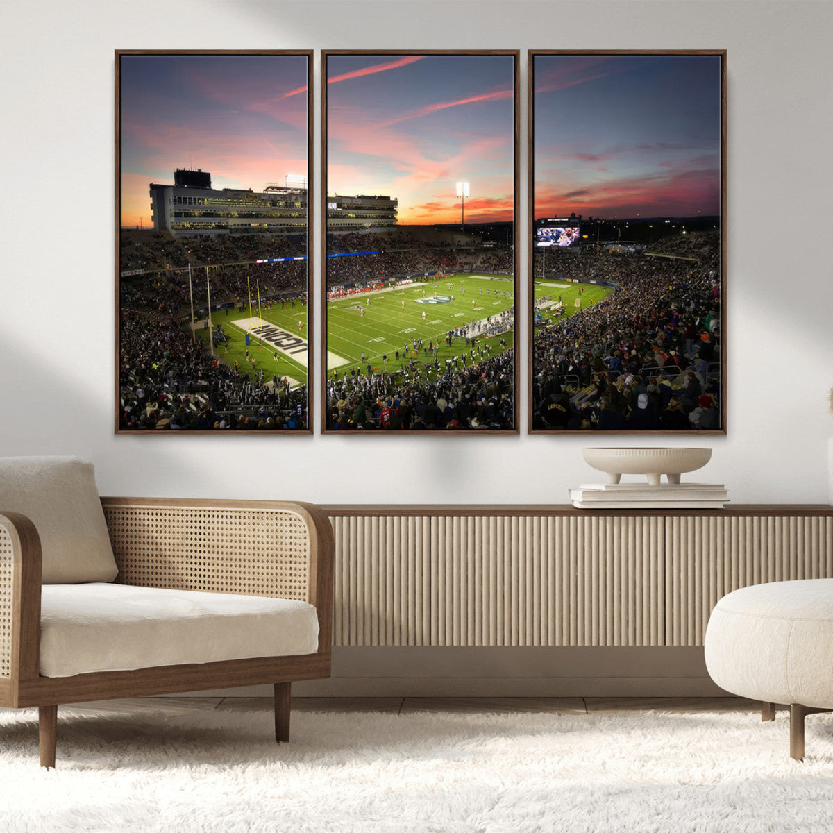 The University of Connecticut UCONN Huskies Football Team