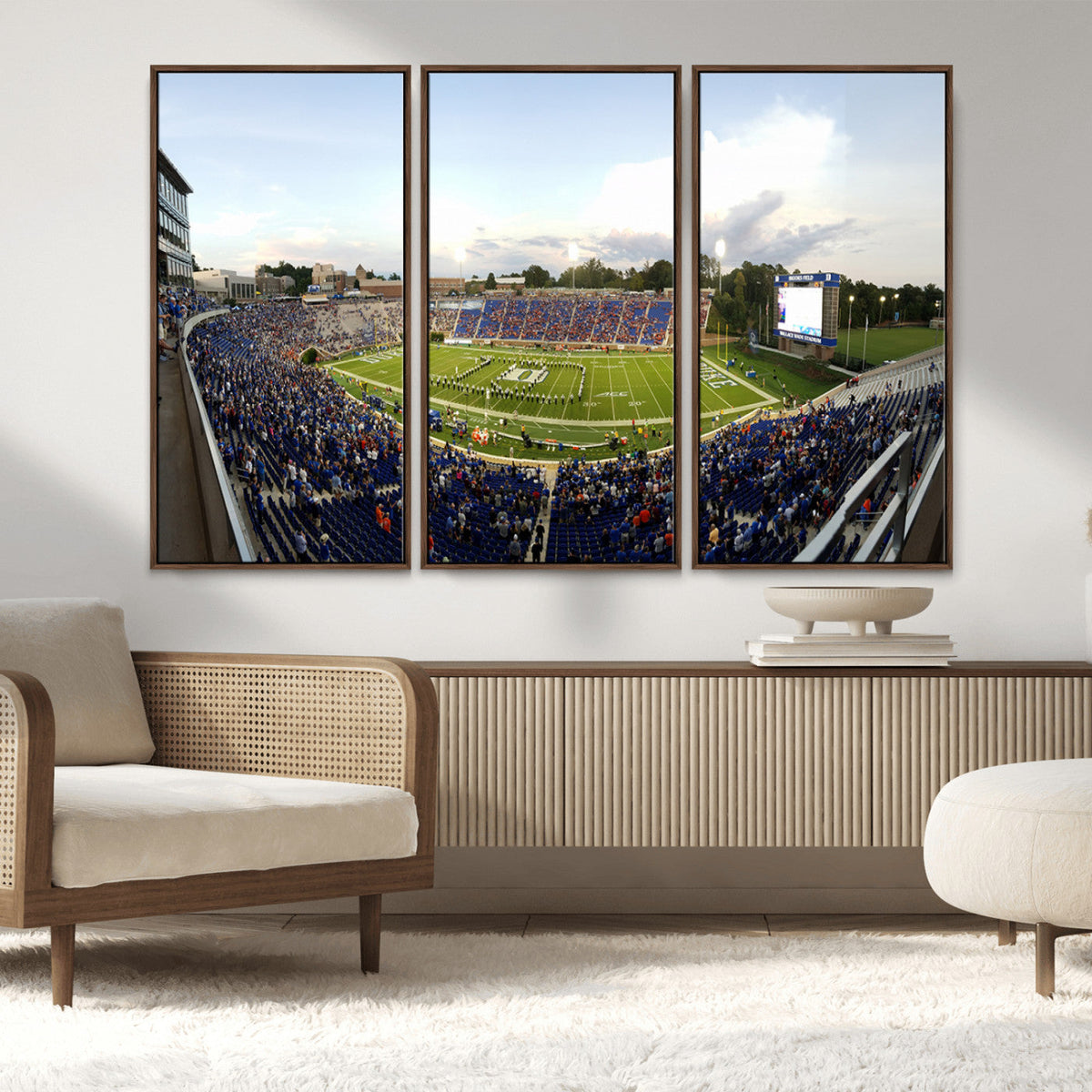 The Duke University Blue Devils Football Team Print - Durham