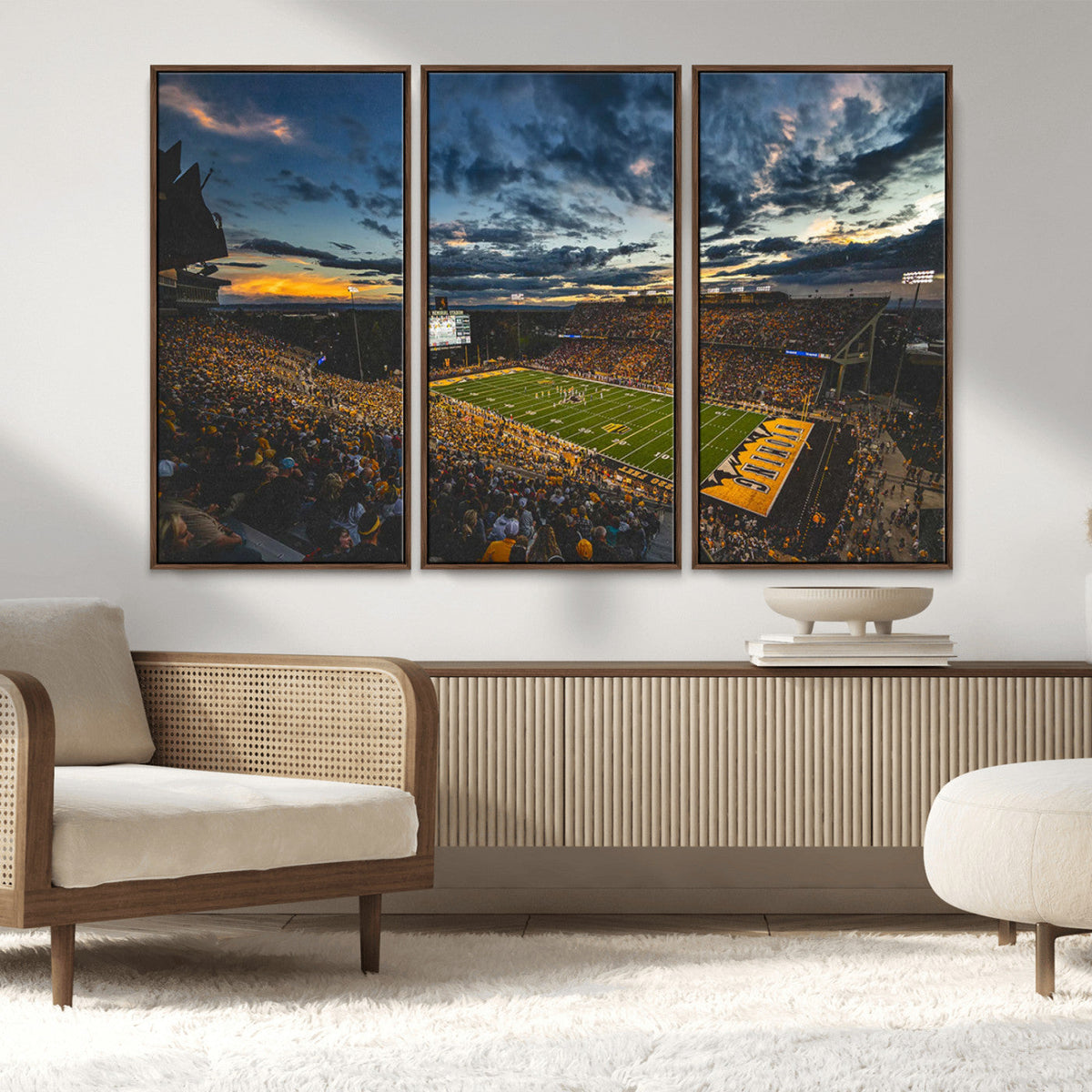 University of Wyoming Cowboys Football Team Print - Laramie