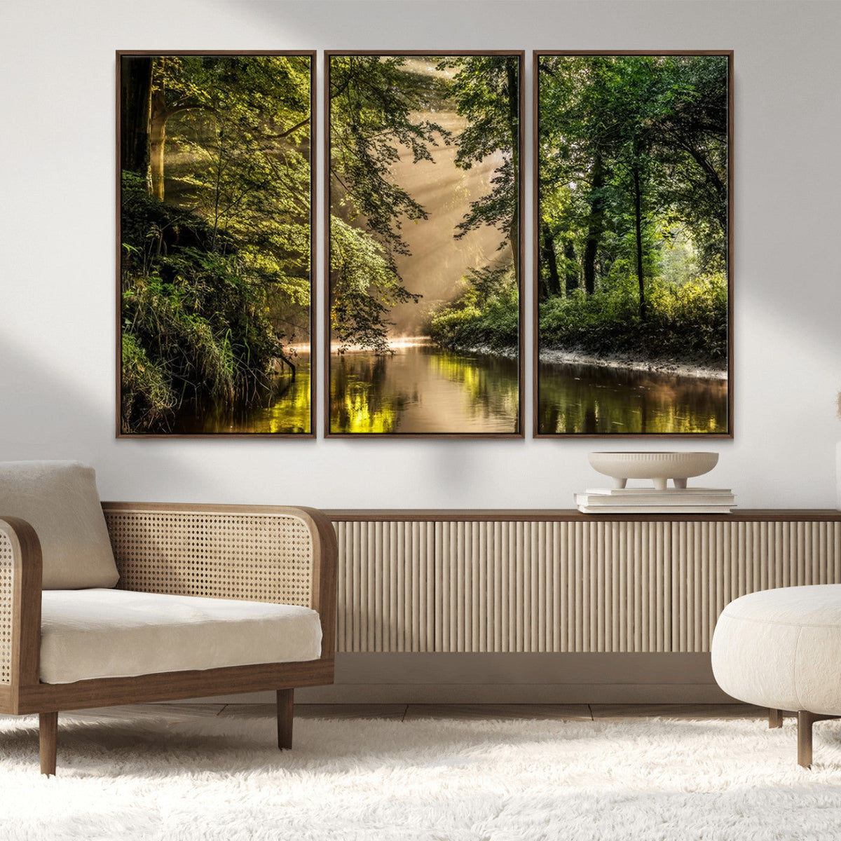 Forest Wall Art Print | River Landscape Wall Art | Perfect