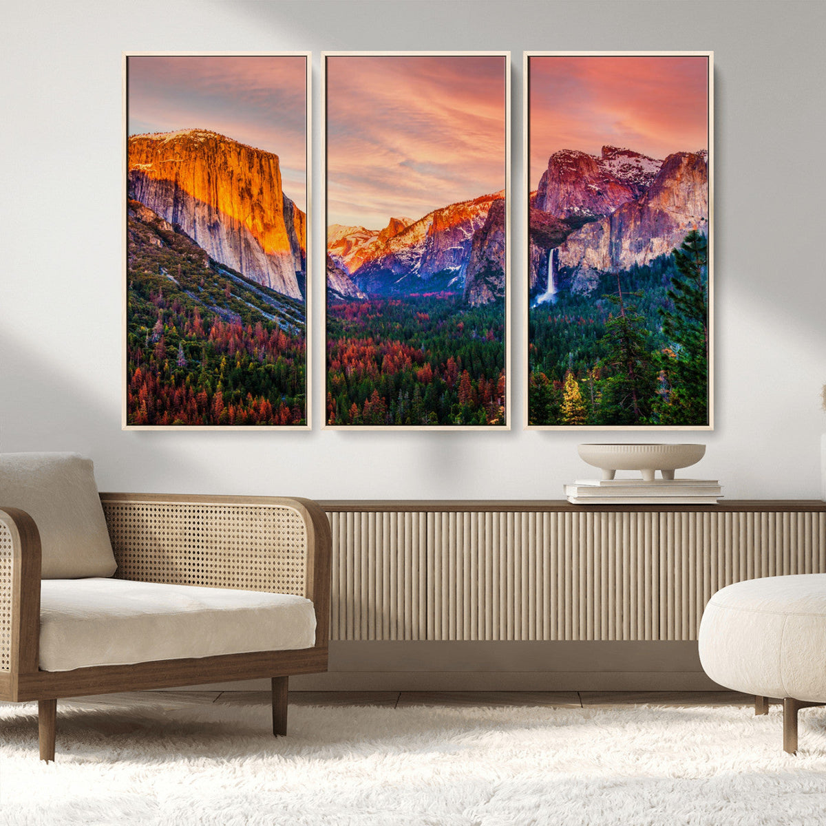 Yosemite Nal Park Wall Art Landscape Canvas Print El Capitan