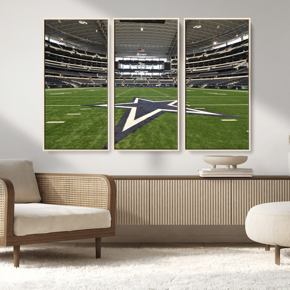 Dallas Cowboys Football Team Print - Arlington AT&T Stadium