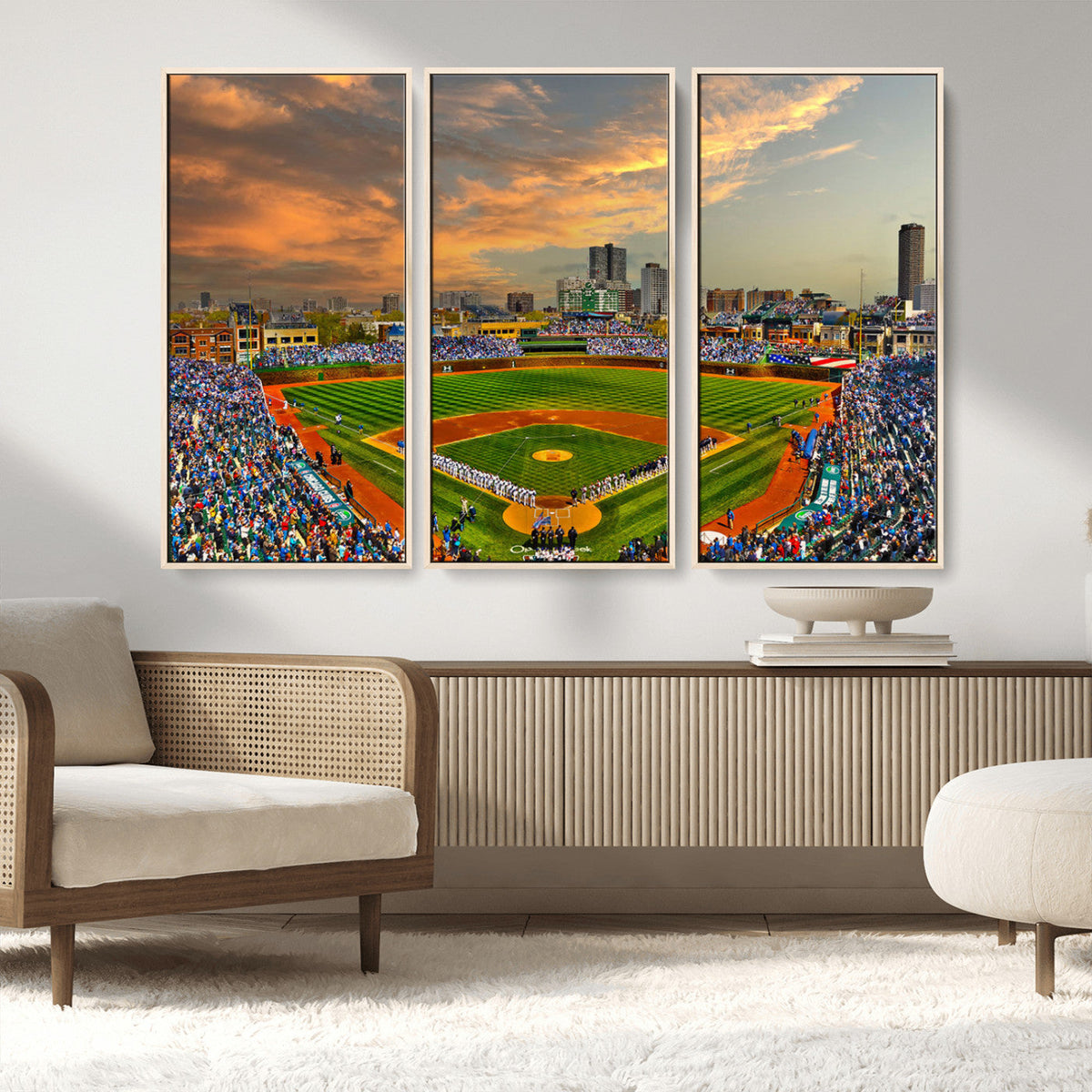 Chicago Wrigley Field Wall Art Canvas Print – Iconic
