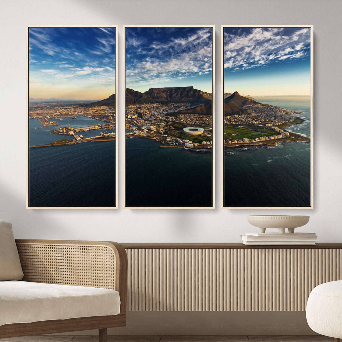 Cape Town Skyline Wall Art Canvas Print – Table Mountain